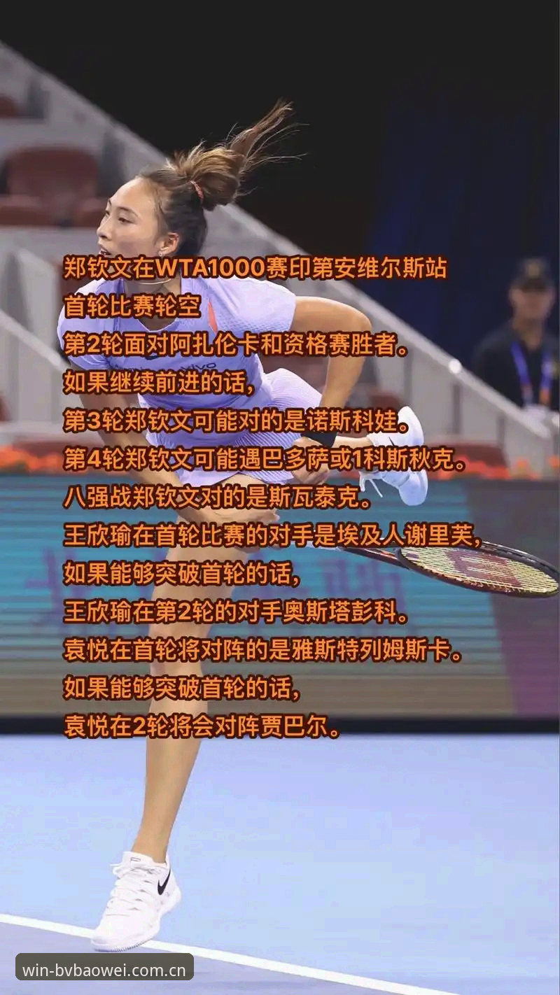 2026法网女单签表深度解析：郑钦文保分压力与王欣瑜种子突围战